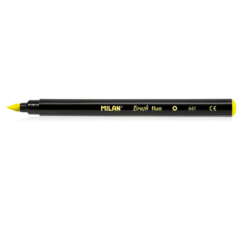 Milan Markers Brush Tip Fluoro Pack 6 - Office Connect 2018