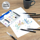 Milan Markers Brush Tip Metallic Pack 6 - Office Connect 2018