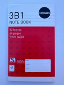 3B1 Note Book 32 Leaves 7mm ruled - Office Connect 2018