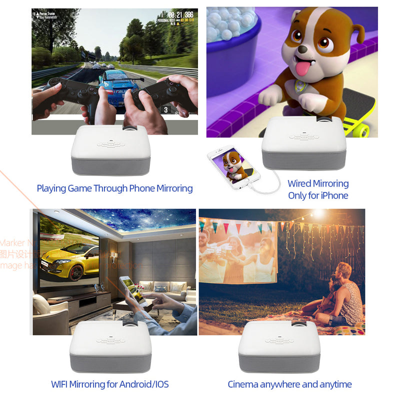 AUN mini projecteur LED D40W - Office Connect 2018