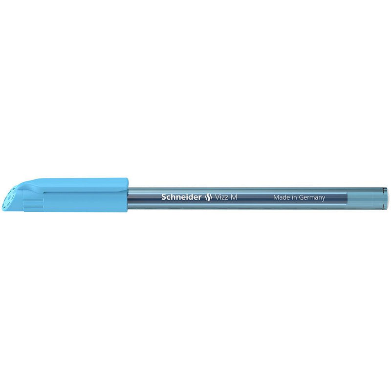 Schneider Ballpoint Pen Vizz Medium Light Blue  - Office Connect 2018