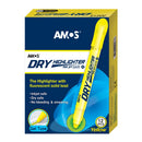 Amos Dry Highlighter Fluoro Yellow - Office Connect 2018