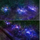 New Ground Plug Solar Fireworks Light LED Light String Copper Wire Outdoor Garden Decoration Star Lights Christmas Lights - Office Connect 2018