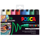 Uni Posca Marker 4.5-5.5mm Bold Bullet 16 Pack Assorted PC-7M - Office Connect 2018