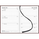 Milford Rhapsody A73 Week To View Diary Even Year Mulberry - Office Connect 2018