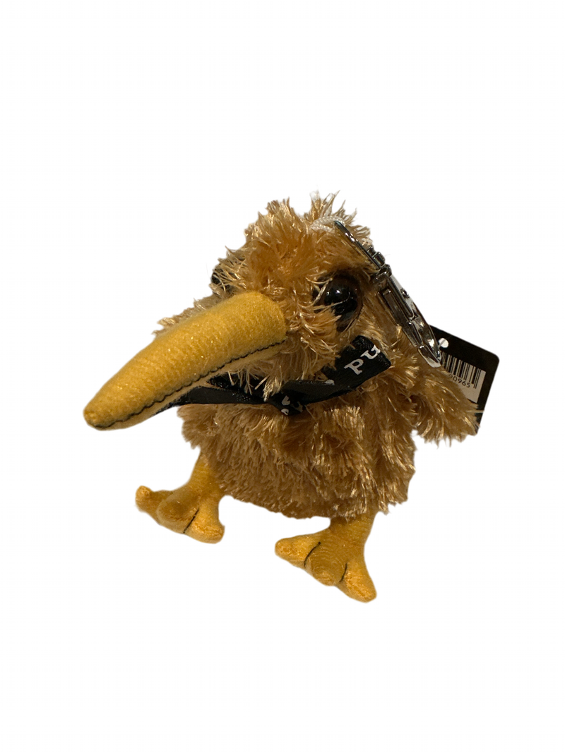 Plush Kiwi Keyring - Brown