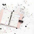 Filofax Organiser Confetti Personal Charcoal - Office Connect 2018