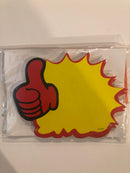 Pack of 10 "Thumbs Up" POP Display Signs - Office Connect 2018
