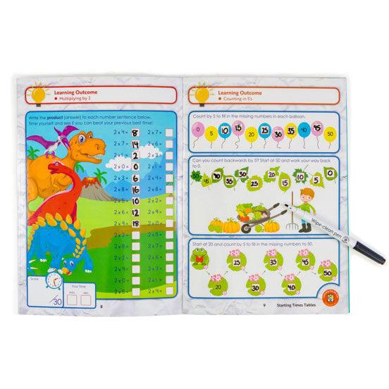 LCBF Wipe Clean Learning Book Starting Times Tables w/Marker - Office Connect 2018