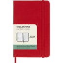 Moleskine Diary 12 Month Weekly + Notes HC Pocket Scarlet Red - Office Connect 2018