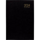 Milford Windsor A52 2 Day To Page Diary Black Even Year - Office Connect 2018