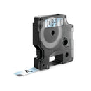 DYMO Genuine D1 Label Cassette Tape 12mm x 7M,  Black on Clear. Suitable for the LabelManager and LabelWriter Duo label makers - Office Connect 2018