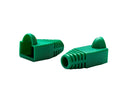 DYNAMIX GREEN RJ45 Strain Relief Boot (6.0mm Outside Diameter). 20pk bag. - Office Connect 2018