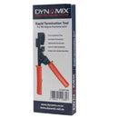 DYNAMIX Rapid Termination Tool for 180 non-shuttered Keystone Jacks FP-C6-007 & FP-C6-008 & Keystone Coloured Jacks - Office Connect 2018
