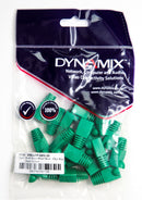 DYNAMIX GREEN RJ45 Strain Relief Boot (6.0mm Outside Diameter). 20pk bag. - Office Connect 2018