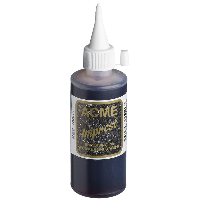 Acme Imprest Ink 100ml 7012 Red - Office Connect 2018