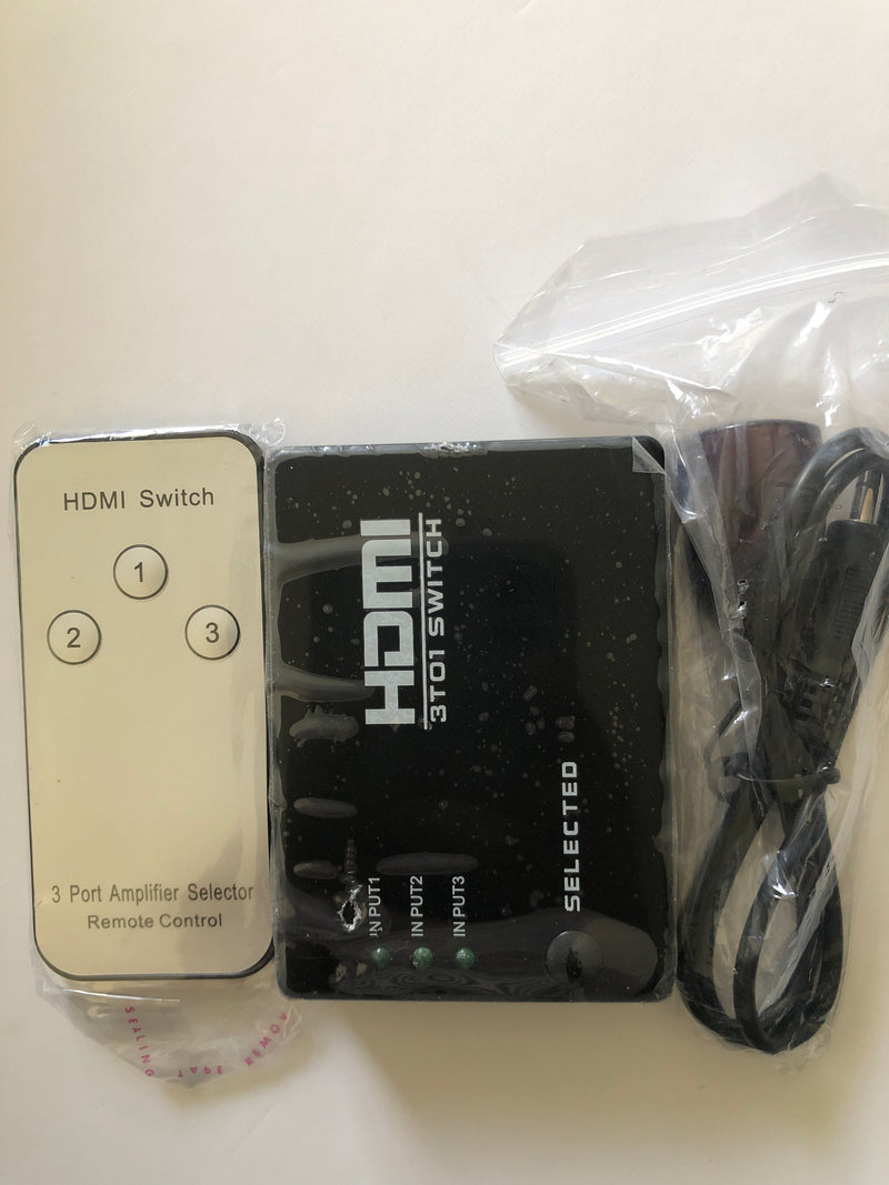 3-Port HDMI Switch with Remote Control - Office Connect 2018