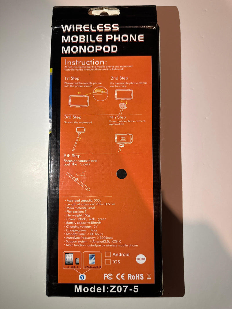 Wireless Mobile Phone Monopod - Office Connect 2018