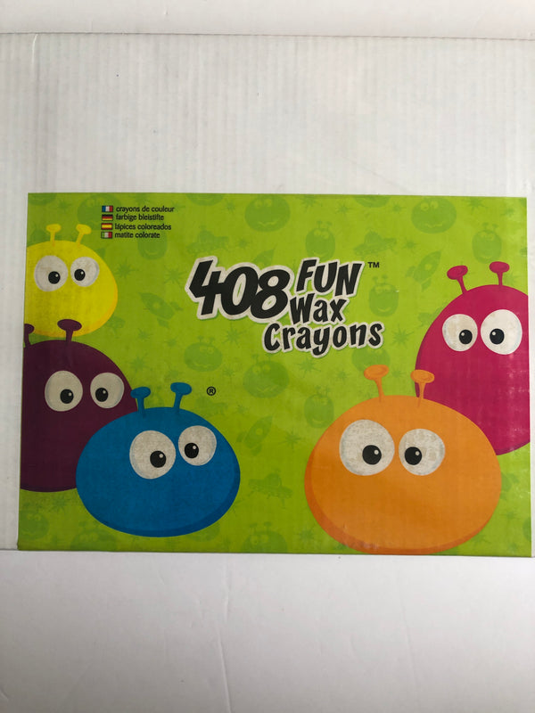 408 Fun Wax Crayons - Assorted Colors for Creative Adventures - Office Connect 2018