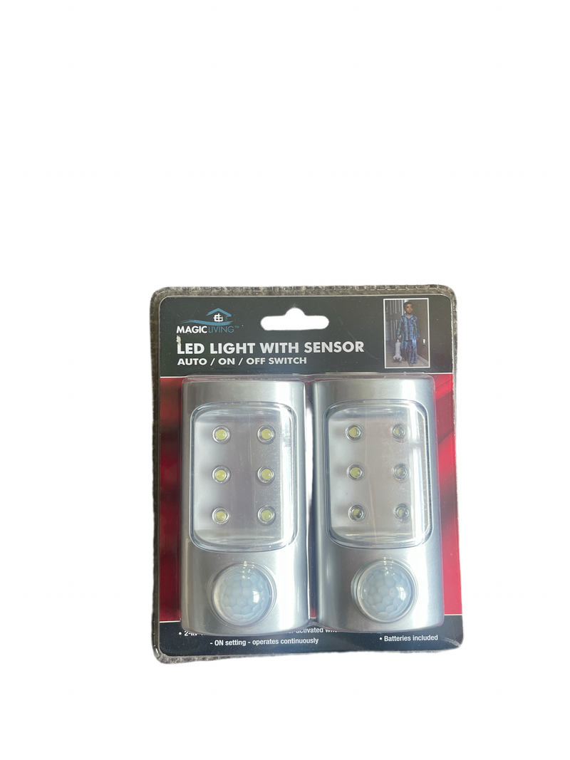 Led light with sensor