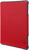 STM Dux Plus Duo Folio Case with Apple Pencil Storage for iPad Air 2019 & iPad Pro 10.5 Inch - Red