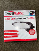 Housewatch 40W led spotlight(Black) with Ip54 rating (Outdoor use). - Office Connect 2018