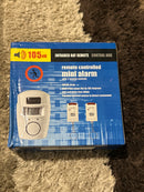 Infrared Ray Remote-Controlled Mini Alarm - 105dB with 2 Remote Controls - Office Connect 2018