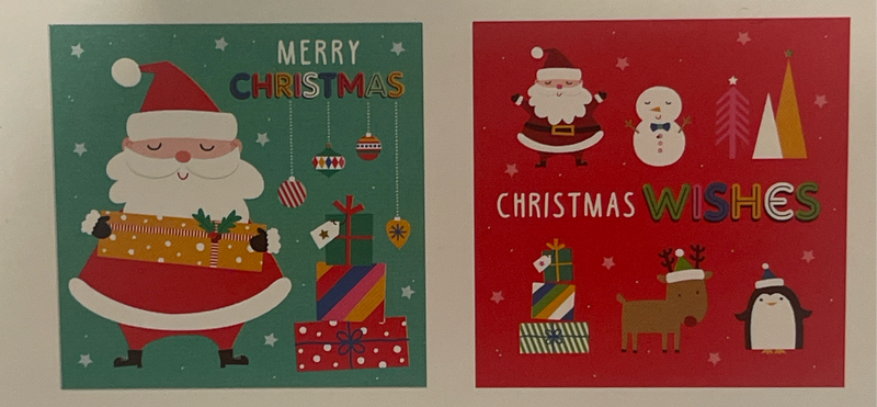 10 Pack Christmas Cards - Assorted