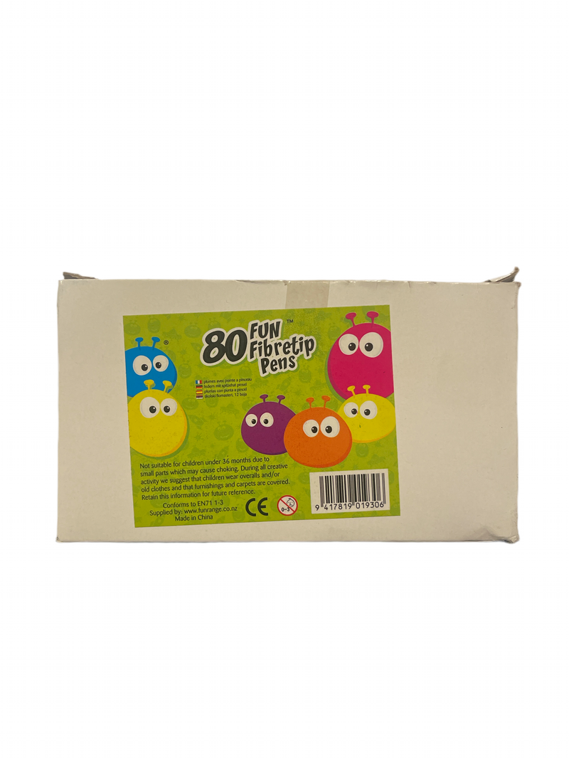 80 Fun Fibretip Pens - Office Connect 2018