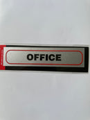 Rosebud Brushed Metallic Horizontal Sign - “OFFICE” - Office Connect 2018