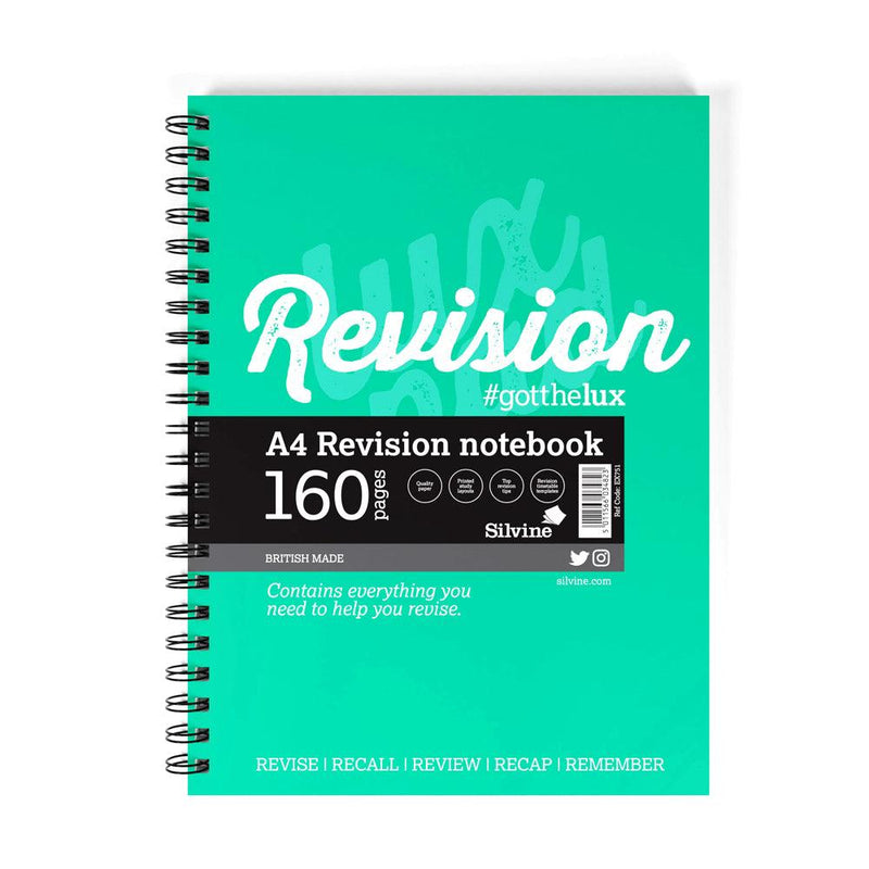 Luxpad Revision Notebook A4 160 Pages Wiro Bound - Office Connect 2018
