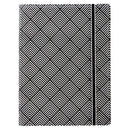 Filofax Notebook Impressions A5 Black/White Deco Lined - Office Connect 2018