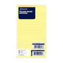 Filofax Personal Yellow Lined Notepad Refill 100 Sheets - Office Connect 2018