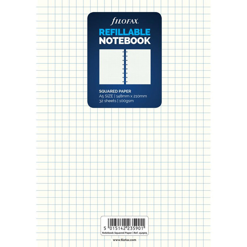 Filofax Notebook A5 Notes Square Refill - Office Connect 2018