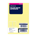 Filofax Pocket Yellow Lined Notepaper Refill - Office Connect 2018