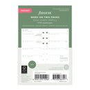 Filofax Eco Week on Two Pages Diary Refill - Pocket - Office Connect 2018