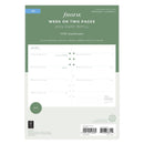 Filofax Eco Week on Two Pages Diary Refill - A5 - Office Connect 2018