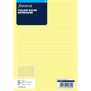 Filofax A5 Yellow Lined Notepaper Refill - Office Connect 2018