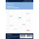 Filofax Undated Clipbook A5 Year Planner Refill - Office Connect 2018