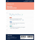 Filofax Clipbook A5 Notes Ruled Refill - Office Connect 2018