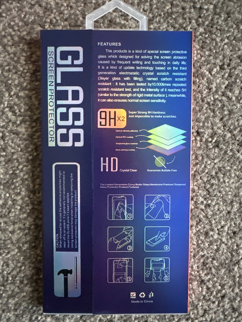 9D Tempered Glass Full Glue Screen Protector for iPhone XS Max - Office Connect 2018