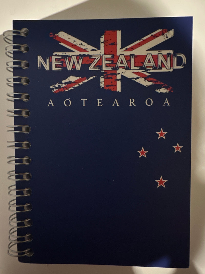 New Zealand Aotearoa Spiral Notebook