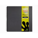 Artgecko Shady Sketchbook 300mm Square 80 Pages 40 Sheets 200gsm Black Toned Card - Office Connect 2018