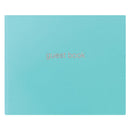 Letts Guest Book Dazzle Turquoise 127 Page 216x265mm - Office Connect 2018