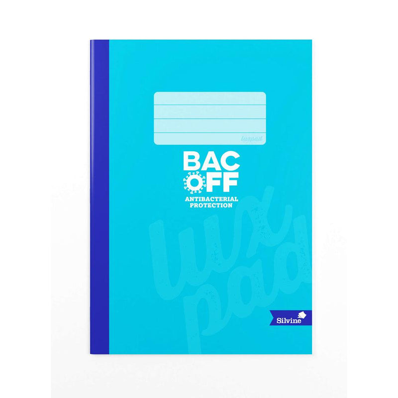 Luxpad Anti-Bacterial Exercise Book A4 Ruled 80 Pages Assorted Colours - Office Connect 2018