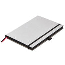 Lamy Notebook A5 Hard Cover Silver with Black - Plain - Office Connect 2018