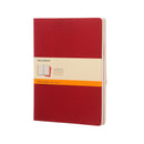 Moleskine Cahier Journals XL Cranberry Red Ruled Pack 3 - Office Connect 2018
