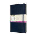 Moleskine Notebook Sapphire Large Ruled + Plain Hard Cover - Office Connect 2018