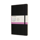 Moleskine Notebook Black Large Ruled + Plain Soft Cover - Office Connect 2018