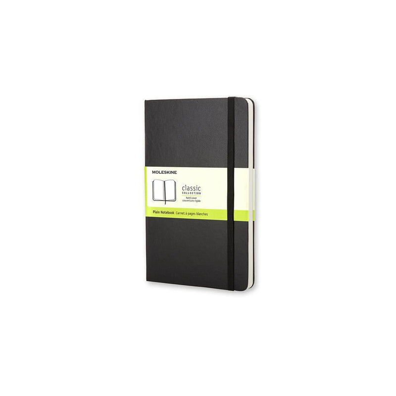 Moleskine Notebook Pocket Black Hard Cover Plain - Office Connect 2018